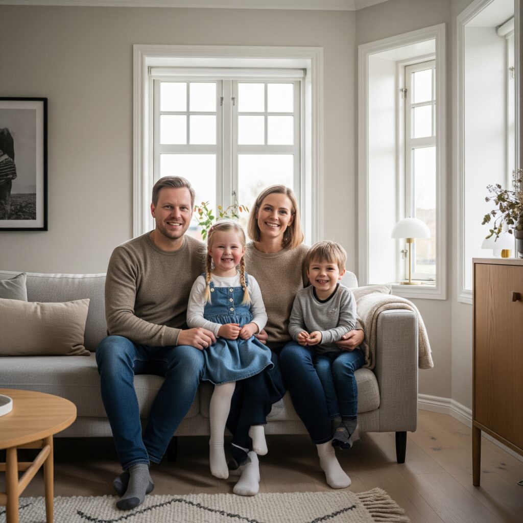 Flytning til Danmark med familie eller børn