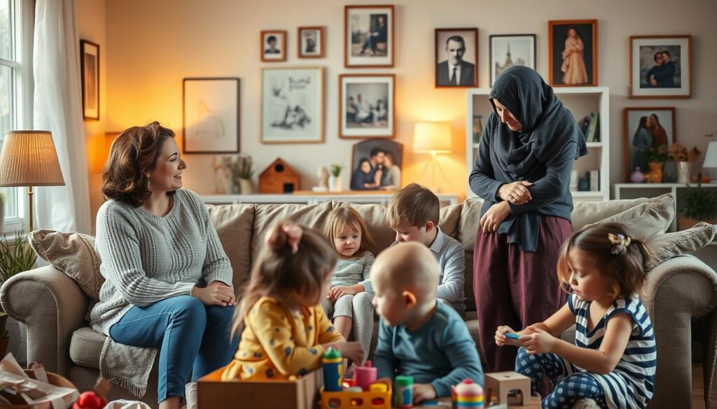 flygtninge og danske familier